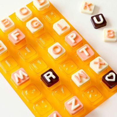 26 букв алфавита Кубик льда Инструменты для приготовления шоколада Силиконовые формы для торта Конфеты Желе Мыло Выпечка Торт