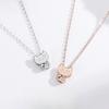 Cartoon Cat Diamond Necklace Female Versatile Niche Fashion Pendant Korean Version Personality