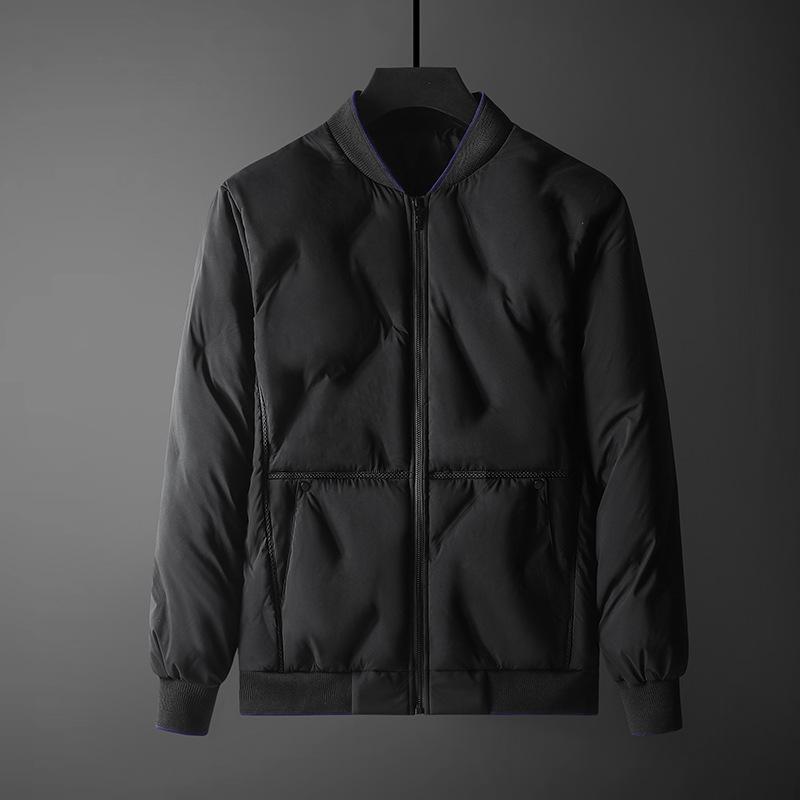 Хлопковая одежда Мужская Новая Зимняя Свободная Хлопковая Куртка с Воротником Бейсбол Утепленная Парная Хлопковая Куртка