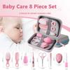 6/8 шт./набор для новорожденных, детей, ногтей, волос, здоровья, термометра, щетки для ухода, набор для ухода за детьми, предметы первой необходимости для новорожденных, безопасность материалов