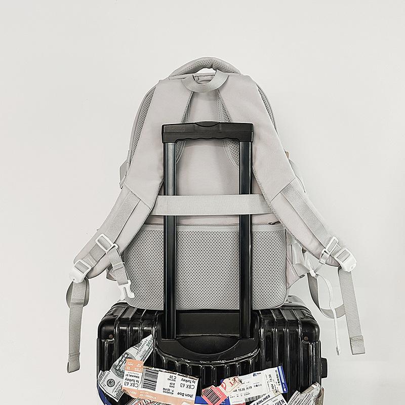 Schoolbag Large Capacity Multi-layer School Bag Junior High School Student Male Female High School Student Backpack Female Burden Reduction Ridge