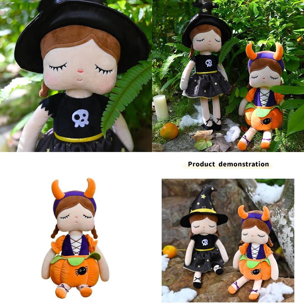 Adorable Angela Witch And Pumpkin Plush Toys For Halloween