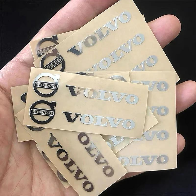 5 шт. Алюминиевые Металлические Наклейки-Бейджи в Стиле Автомобиля Для Volvo Polestar AWD V50 S60 XC60 S40 XC40 XC90 V60 S80 S90 V90 V70 T6 V40 S70