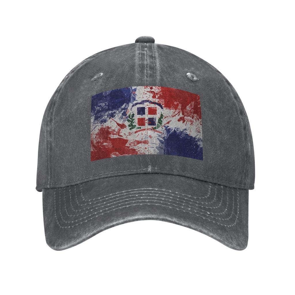 Dominican Republic Flag Denim Cap Casual Baseball Caps Adjustable Hat Summer Unisex Baseball Hats