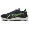 Foreverrun Nitro Round Toe Durable Mid-Top Casual Running Shoes Men Sneakers Black Green 377757-12