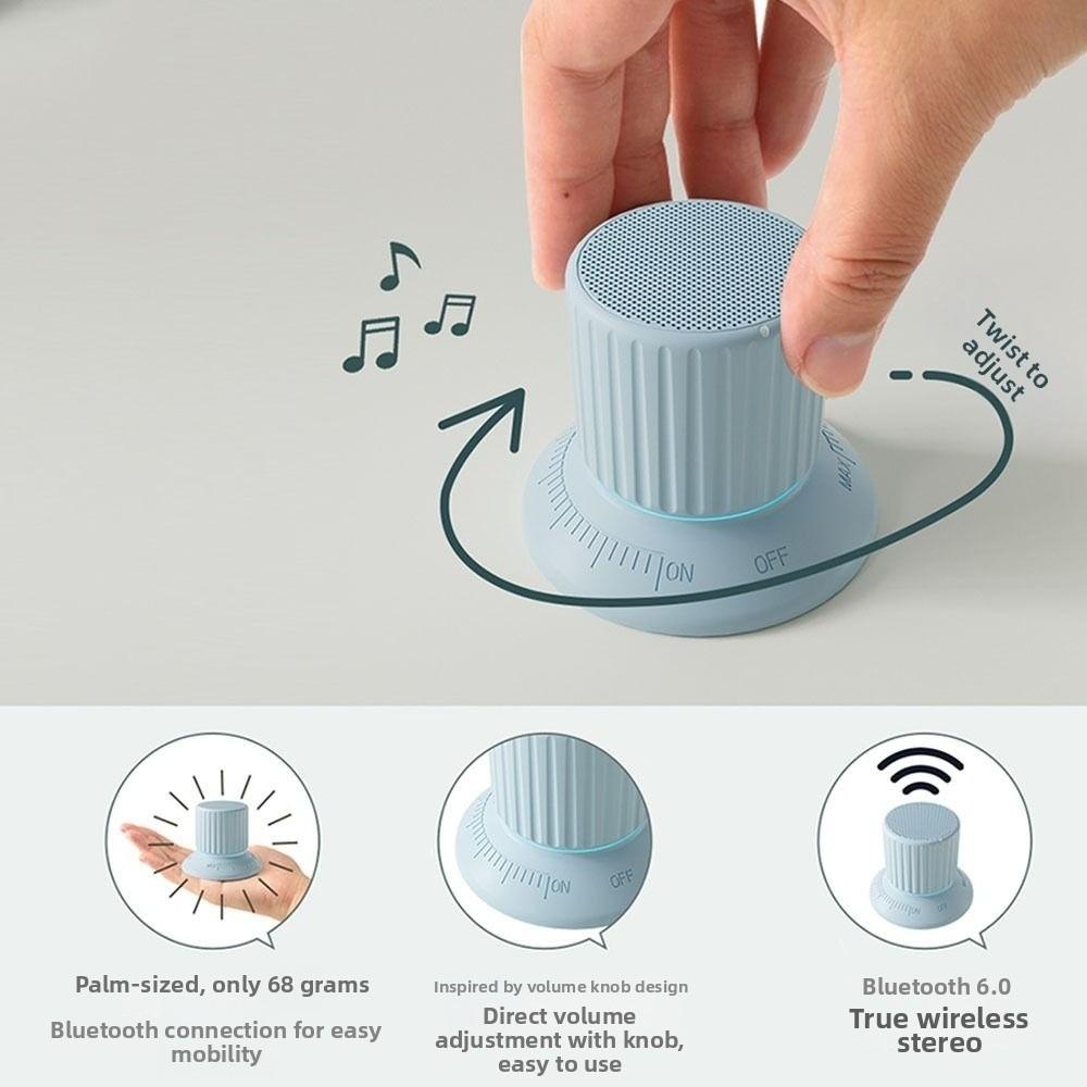 2 in 1 Magnetic Bluetooth Speaker Portable Mini Bluetooth Speaker Home Use