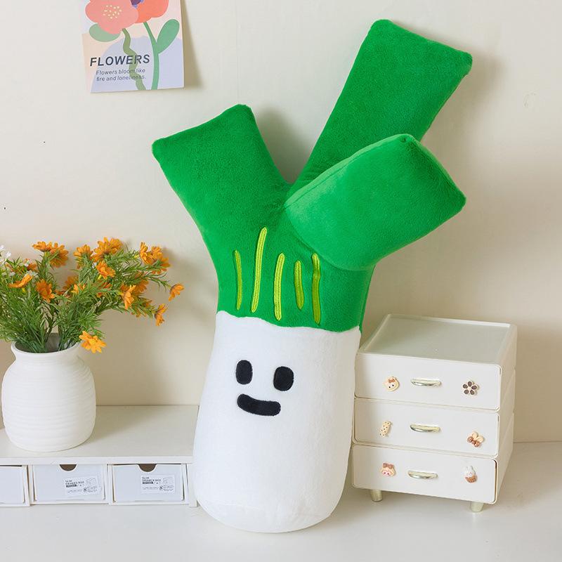 Sam's same vegetable series throw pillow green onion tomato peanut mushroom doll cushion plush toy