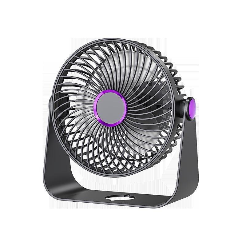 Portable USB Mini Clip Fan with Light for Home, Office, Dorm