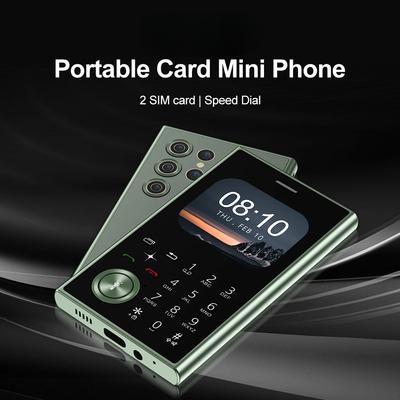 Двойной SIM-модуль, модный кнопочный мини-мобильный телефон 2G GSM, быстрый набор, волшебный голос, портативная функция, сотовые телефоны, порт 3,5 мм