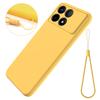 For Xiaomi Poco F6 Pro 5G/Redmi K70 5G/K70 Pro 5G Case Liquid Silicone Anti-Scratch Phone Cover with Strap