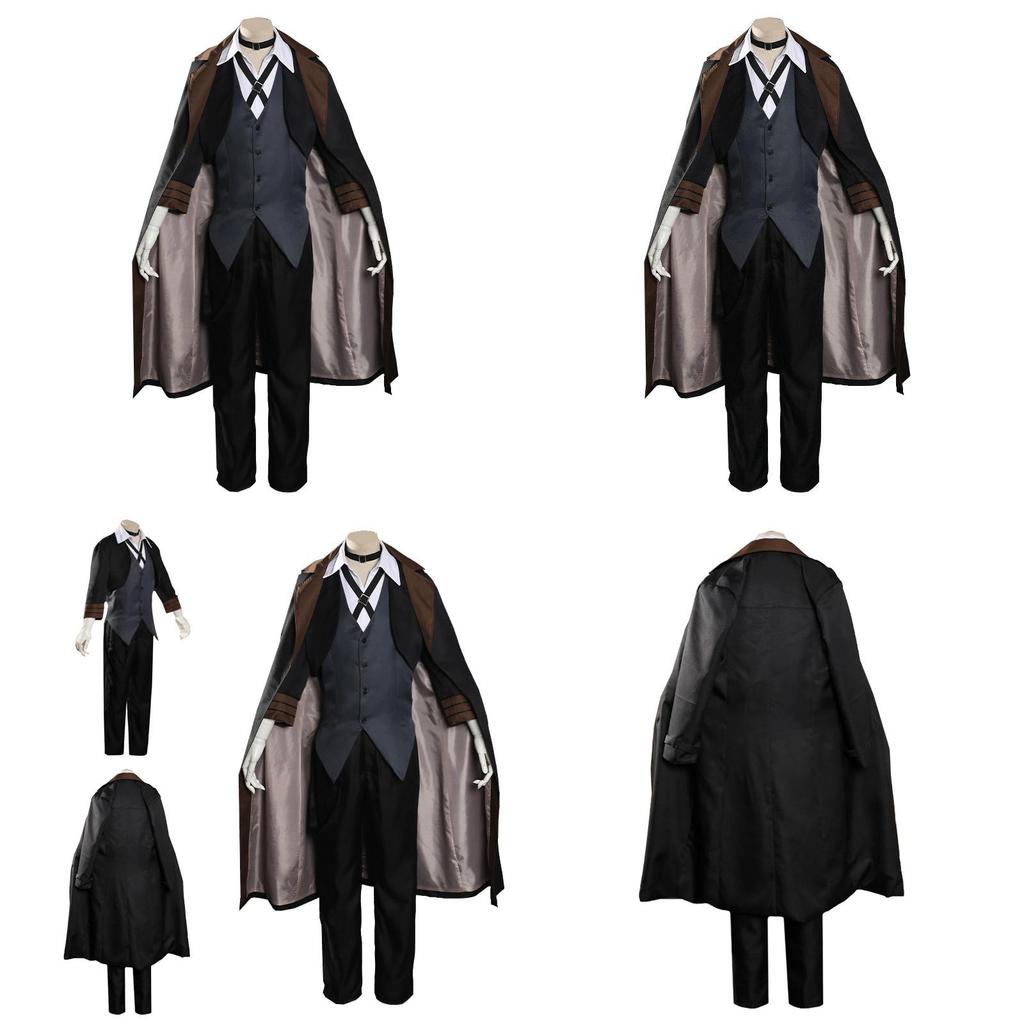 Костюм для косплея Bungo Stray Dogs Накахара Чуя Стильный детективный наряд в стиле Средневековья
