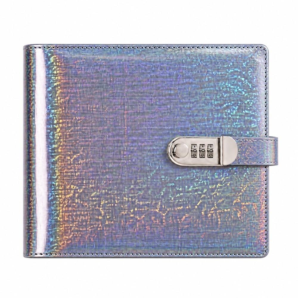 Glitter Money Saving Binder Loose Leaf Banknote Collection Album  Office Use