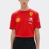 Puma Футболка с круглым вырезом и принтом логотипа команды Scuderia Ferrari, красные 763603-01