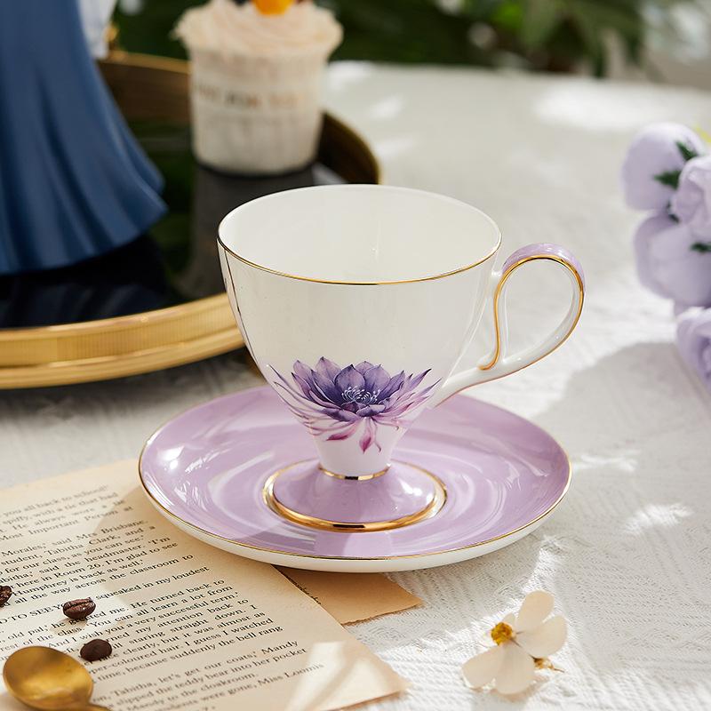 Кофейные чашки, тарелки, хозяйственные керамические кружки из костяного фарфора