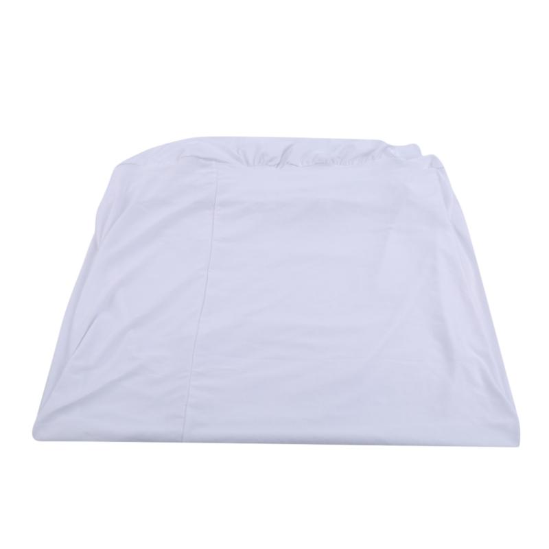 Стрейч Круглая Скатерть Коктейльная Спандекс Скатерть Бар Отель Свадебная Вечеринка Белая Накидка на Стол Диаметр 50 см Белый Черный цвет