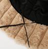 2022101901   Imitation Rabbit Fur Thick Winter Bucket Hat for Women