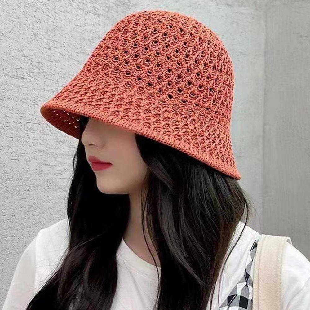 New Unisex Beach Cap Suede Panama Hat Fisherman Hat Breathable Fisherman Cap Sunshade Bucket Hats