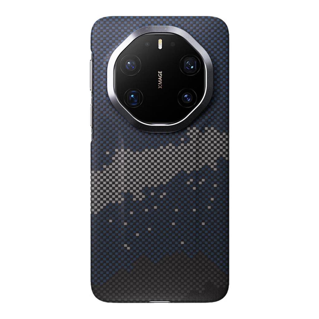 Huawei Mate80 RS Extraordinary Master Fiber Phone Case Full Coverage Ultra-Thin Hard Shockproof Cooling Galaxy Magnetic Fine Metal Ring Fire