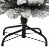 Artificial Slim Christmas Tree with Snow Green 150 cm PVC