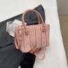 2024 Retro Textured Pleated Handbag - Versatile Crossbody & Shoulder Bag for Women