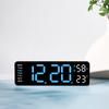 Electronic Clock, Simple Multi-function Clock, Rectangular Large Font Alarm Clock, Hanging or Standing Clock
