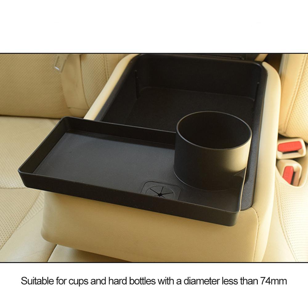 Автомобильный держатель для напитков, многофункциональный держатель для стакана с водой, ящик для хранения мелочей в салоне автомобиля, автомобильное сиденье, десертная тарелка, поднос для еды