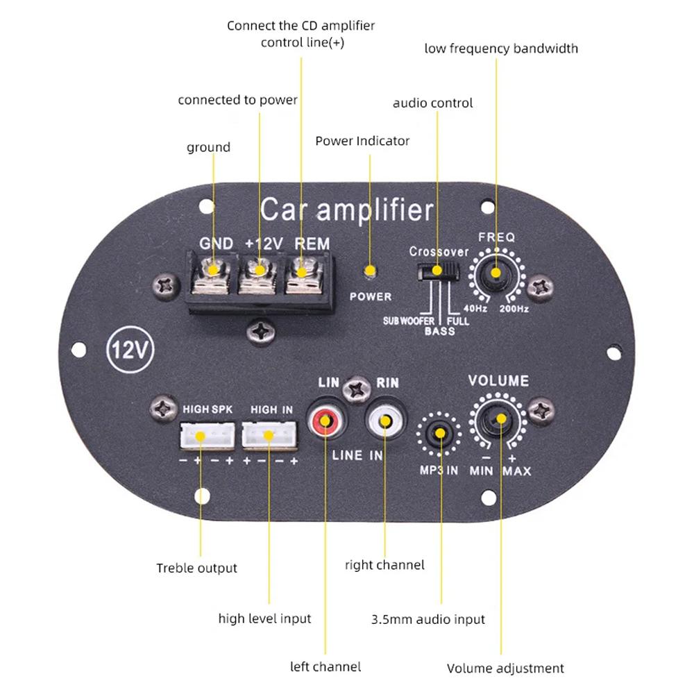 10-дюймовый активный туннельный сабвуфер 12 В автомобильные динамики звуковая система с усилителем привод Ритм музыки автомобильная аудиосистема модифицированная