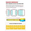 Home Bedroom, Kitchen, Side Opening Double Zipper Mosquito Proof Mesh Window Curtain Velvet Edge Wrapping, Easy Installation