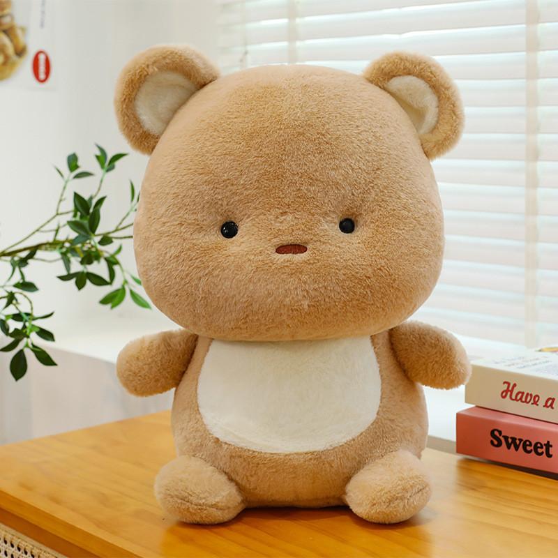 Cartoon Elephant Plush Stuffed Animal With Long Fur Soft Toy For Kids Room Decor