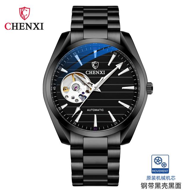 CHENXI 8806 2024 Топовый бренд Мужские часы Роскошные Автоматические Механические Водонепроницаемые Relog Chenxi Золотой Деловой Наручные часы