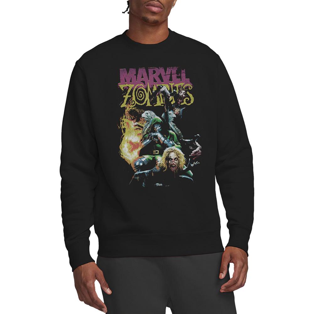Marvel Zombies Unisex Adult Doom & The Fantastic Four Sweatshirt