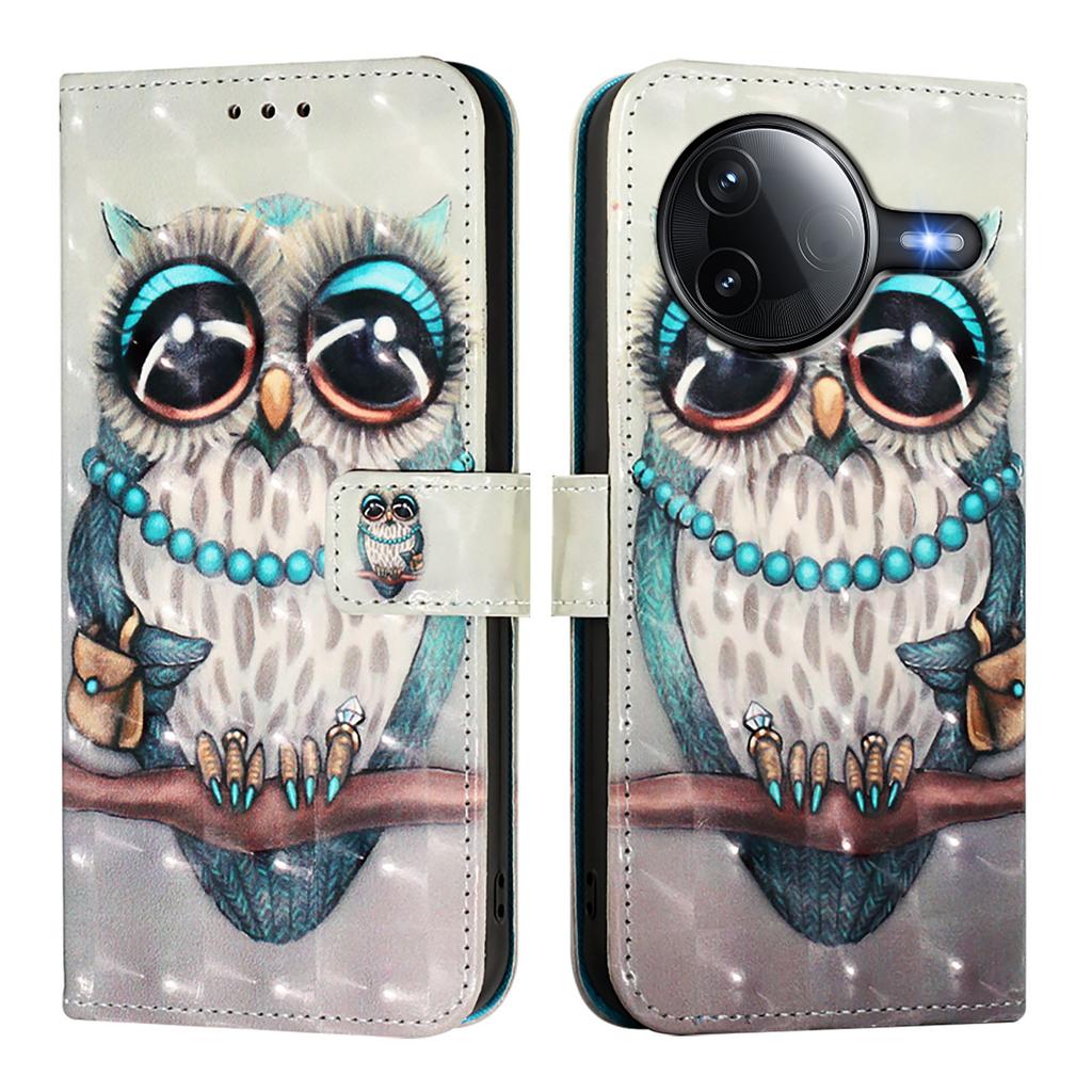 Для Xiaomi Poco F7 Ultra 5G/Xiaomi Redmi K80 5G/Xiaomi Redmi K80 Pro 5G/Xiaomi Poco F7 Pro 5G Кожаный чехол С печатью рисунка Кошелек Подставка Мобильный чехол