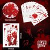 Frienda 11 Sheets Halloween Blood Car Decal Halloween Car Accessories Self-Adhesive Bloody Stickers Decor For Headlights Windows Headlamps