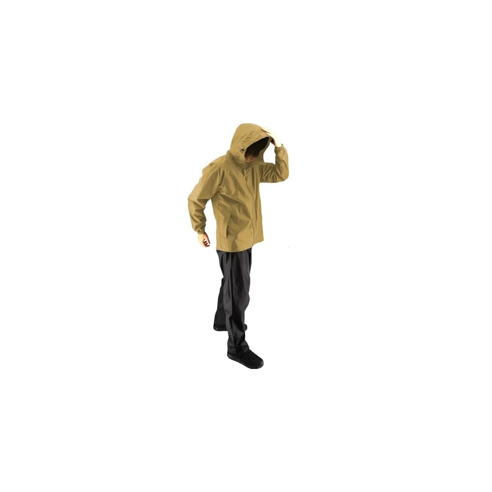 Kohshin Rubber B-1000 LIGHT Rain Suit, Beige, Size 4L