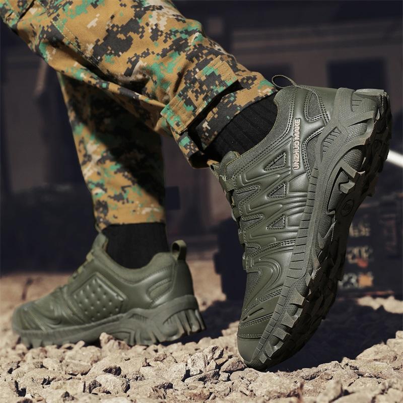 Новые мужские тактические ботинки, армейские нескользящие ботинки, дышащие армейские ботинки специального назначения, мужские военные мотоциклетные ботинки