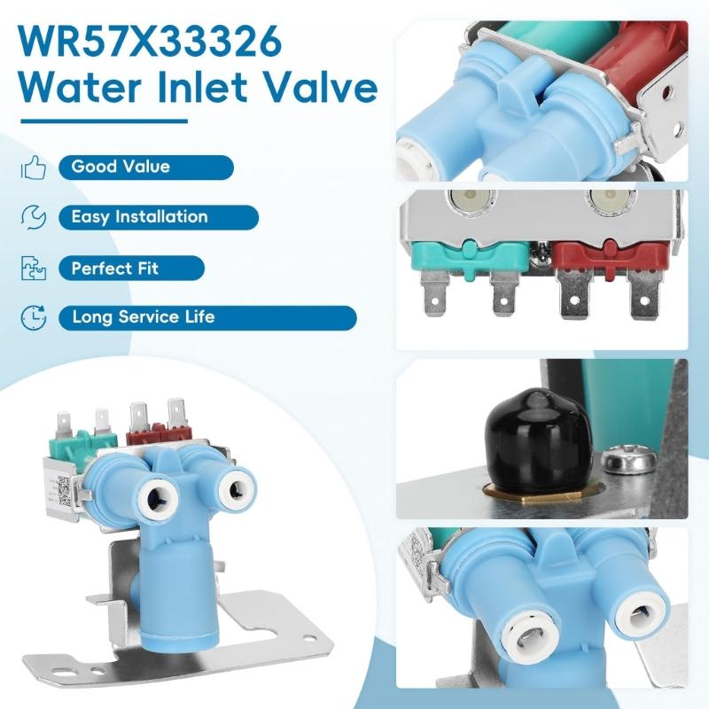 Деталь для управления потоком воды для холодильников Предотвращение протечек Эффективная установка Комбинация металла и пластика