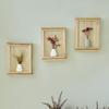 Wooden Cabinet Key Rack Rustic Key Hook Wall Decor Wall-Mounted Key Storage Box  Office