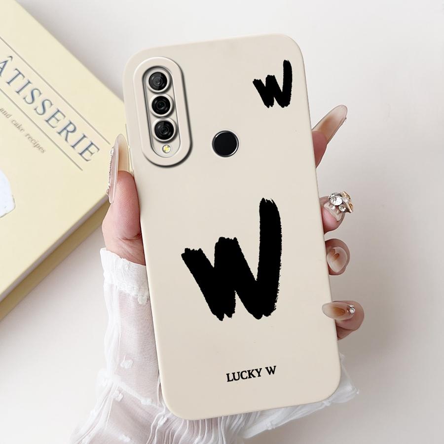 Для Huawei Y9 Prime 2019 STK-L21 Чехол Счастливой буквой от A до Z Расписной Мягкий Силиконовый Защитный Задний Чехол Для HuaweiY9 Y 9s 2019 Capa