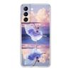 Простой чехол для телефона с балетным лебедем для Samsung Galaxy S23 S22 5G S20 Ultra S21 FE 5G S10E S9 S8 S10 Plus Мягкая задняя крышка