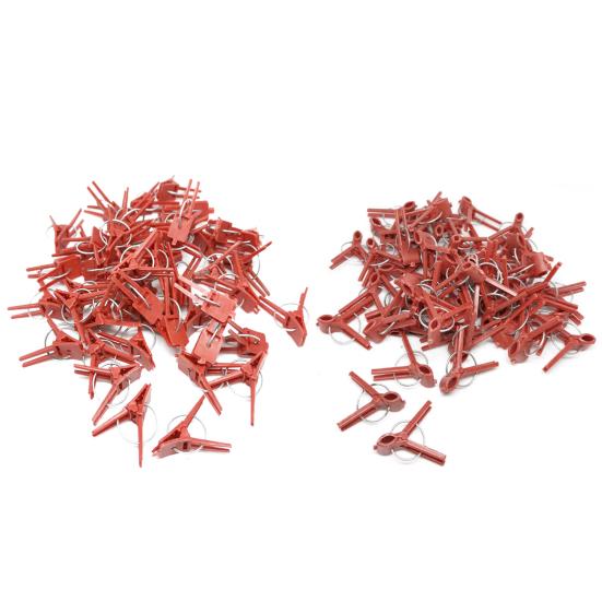 50 шт./компл. зажимы для прививки многоразовые гибкие зажимы для прививки из АБС-пластика садовые растения поддержка баклажанов