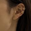 Simple and Fashionable Ins Wind Ear Clips Female Gold Cold Wind Advanced Ear Bone Clips No Ear Piercings Earrings