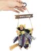 Halloween Witch Dolls Hanging Decor Ghost Witch Horror Scary Hanging Ghost Flying Witch Pendant Halloween DIY Party Ornaments