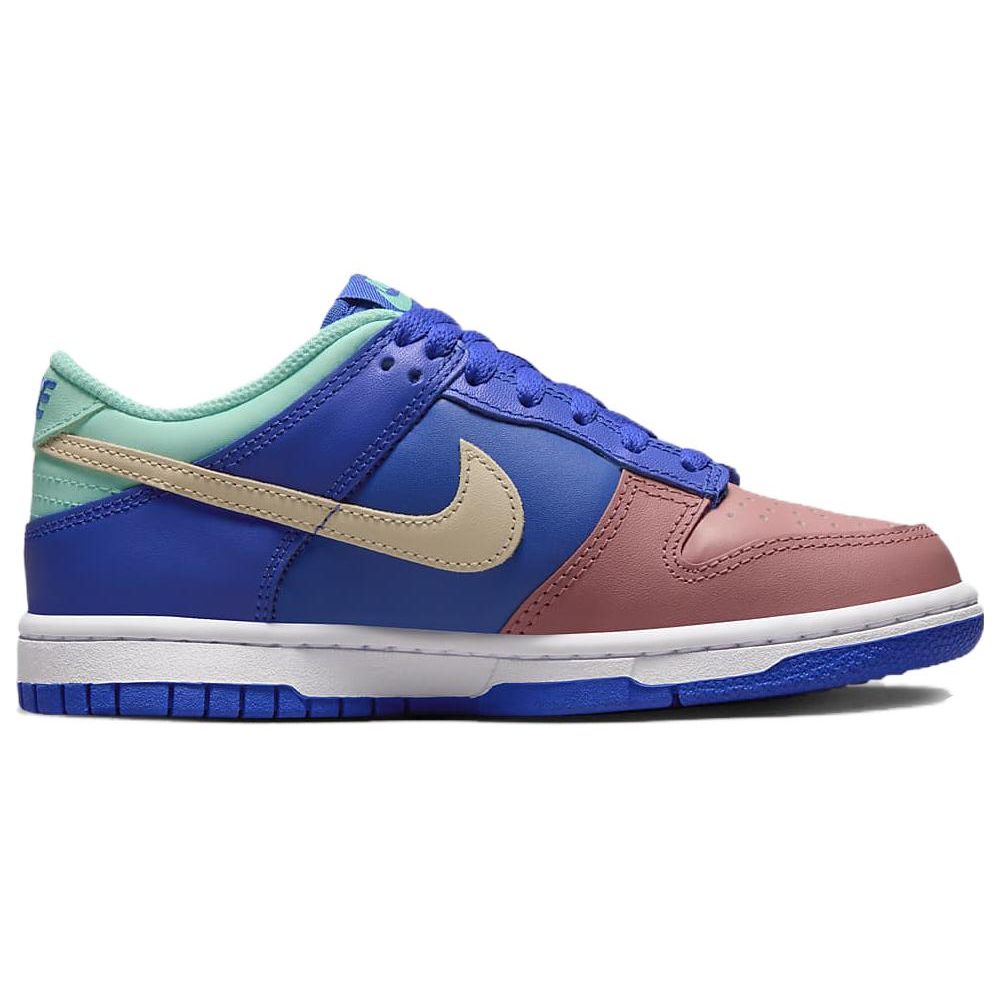 Nike Детские кроссовки Dunk Low SE GS Salmon Toe синие Game-Royal Sail DZ2873-400