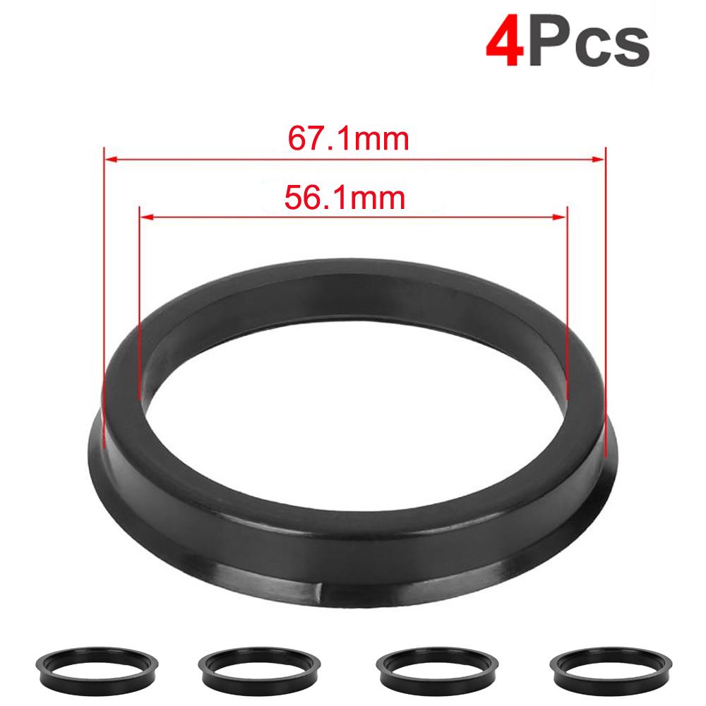 4Pcs/Set Car Accessories Plastic Wheel Hub Centric Ring 73.1 to 67.1 Wheel Hub Ring OD = 73.1mm ID = 67.1mm Wheel Center Ring