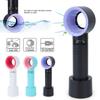 New Summer Portable Handheld Bladeless Fan Mini Cooler No Leaf Handy Fan With 3 Speed USB Rechargeable Cooling Fan for Travel Outdoor Office