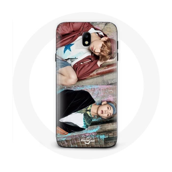 Case for Samsung Galaxy J5 2017 BTS Kim Taehyung And Jungkook Taekook Teaser Not Today You Never Walk Alone