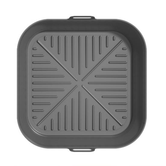 Силиконовый вкладыш для аэрофритюрницы Круглый Квадратный Складной Коврик для выпечки Пищевой Корзина Антипригарный Термостойкий Аксессуары для аэрофритюрницы