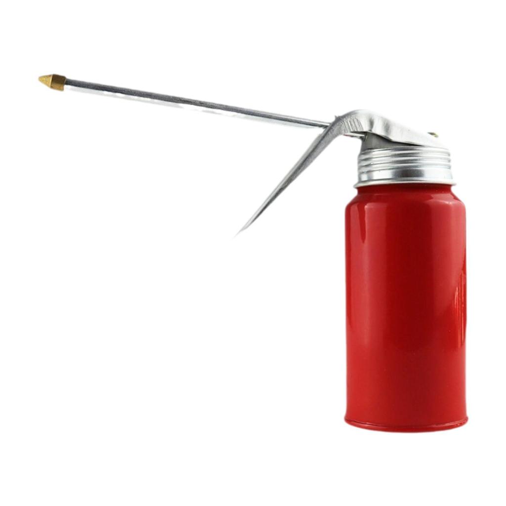 Metal Oil Can with Spout,High Pressure Hand Pump Oiler Portable Car Oiler,Oil for