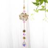 Sun Catcher Clover Ginkgo Leaf Window Hanging Wind Chimes Ornaments Light Catcher Crystal Prism Rainbow Maker Pendants Decor