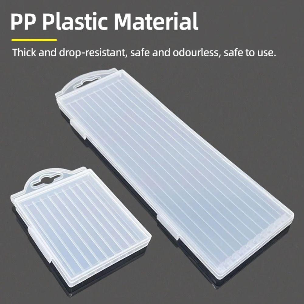 1Pcs 10 Grid Case Tool Parts Storage Case Plastic Hardware Tool Box  for Twist Drill Tap Accessories